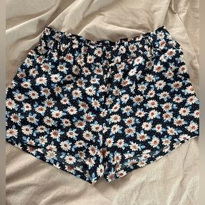 floral flowy shorts
